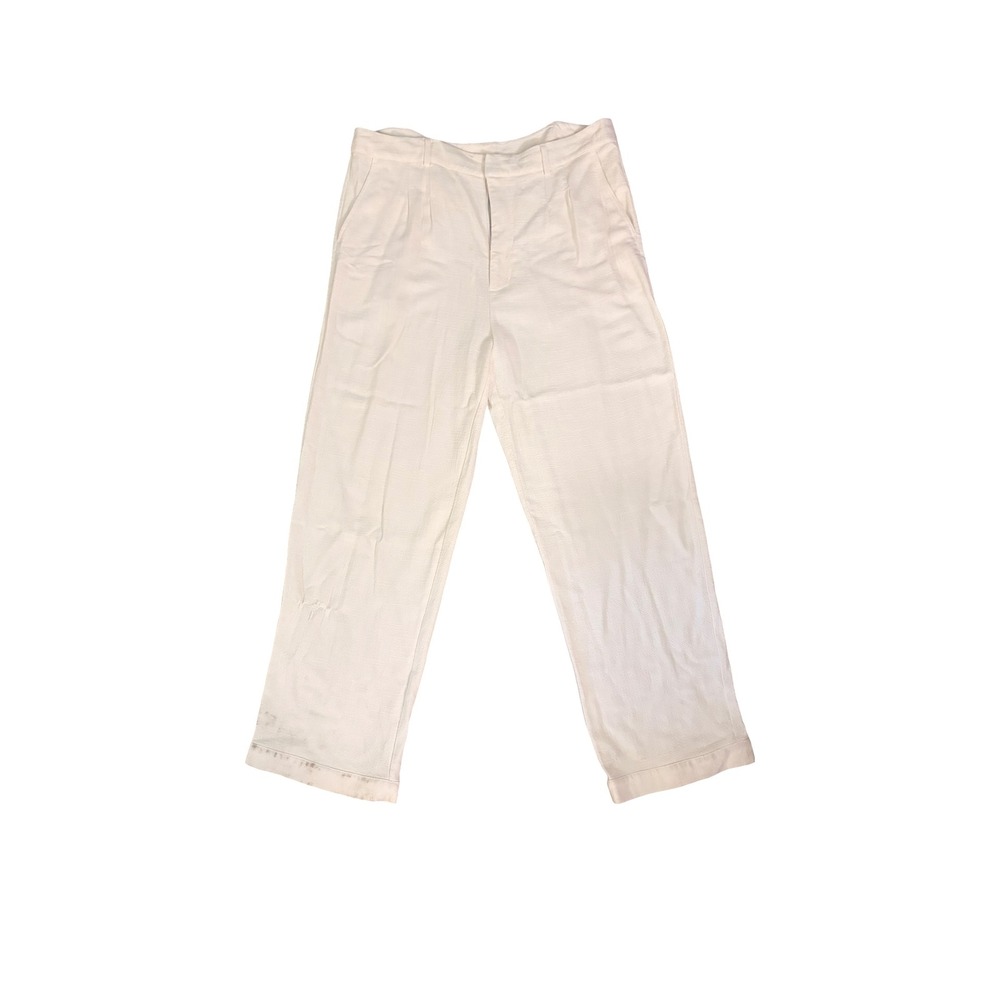 Royalty by Maluma Pleated Trousers Mens XXL Antique White